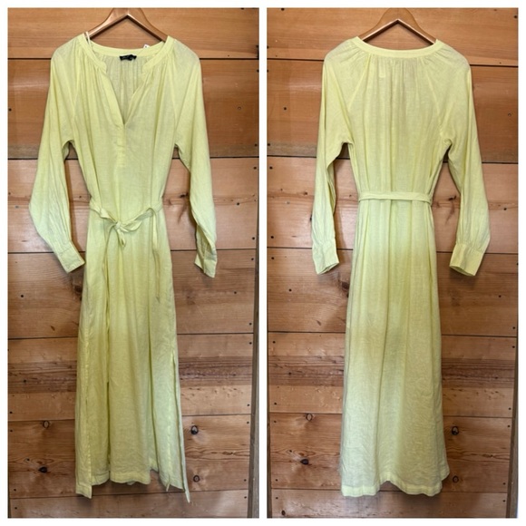 J. Crew Dresses & Skirts - Jcrew cabana dress linen long sleeve beachwear cruisewear